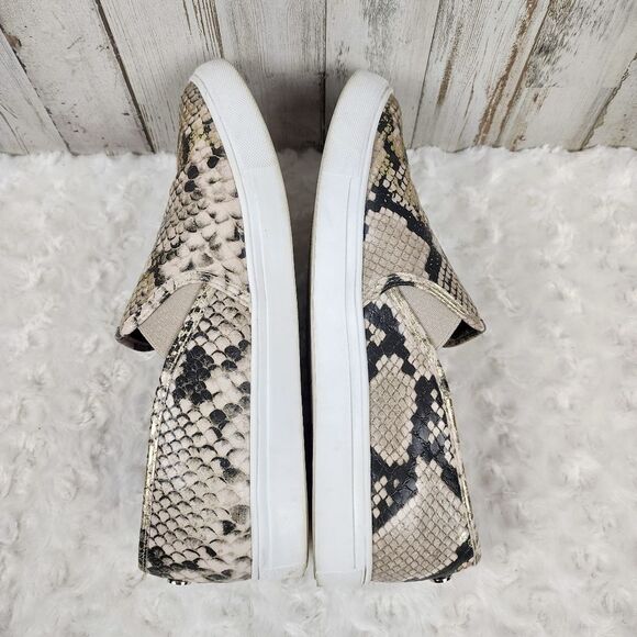Steven Madden Snakeskin Slip On Sneakers Size 9.5 - Picture 8 of 10